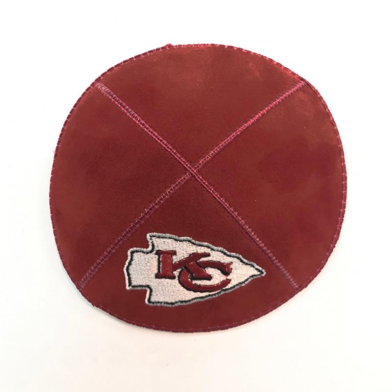 Kansas City Chiefs Kippah-Suede